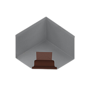 Угол желоба внутренний 120*86 (ПЛ-02-8017-ОН) кор (фото)