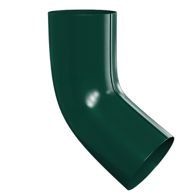 Колено сливное D100 престиж (RAL 6005) (фото)