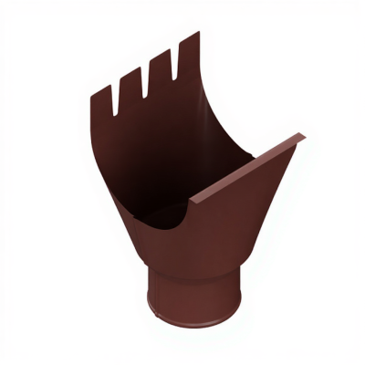 Воронка выпускная D125/100 RR32 коричн (фото)