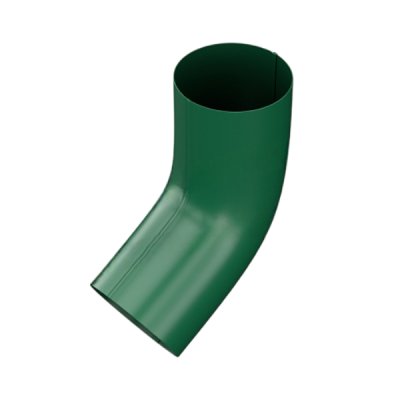 Колено трубы D100 престиж (RAL 6005) (фото)