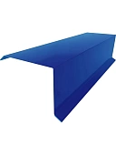 Торцевая планка (ветровик) синяя (фото)