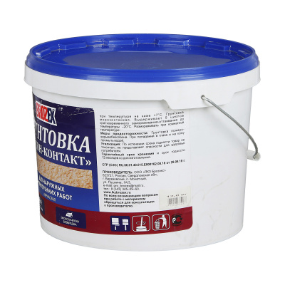Грунтовка Бетон-контакт BROZEX, 12 кг  (фото)