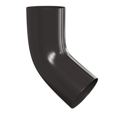 Колено трубы D100 ПЛД-02-RR32 коричн (фото)