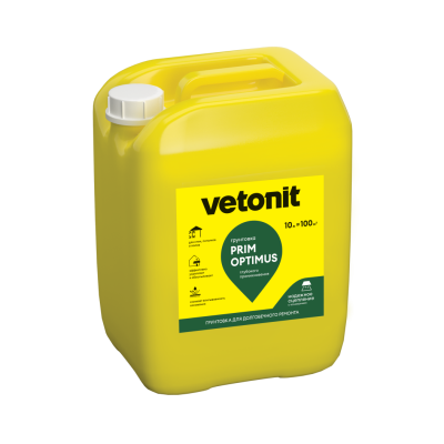 ВЕТОНИТ Прим оптимус (10л) грунтовка глубокого проникновения (фото)