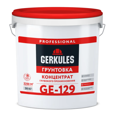 Грунтовка-концентрат Гипсогрунт Геркулес GE-129 30кг (6) (фото)