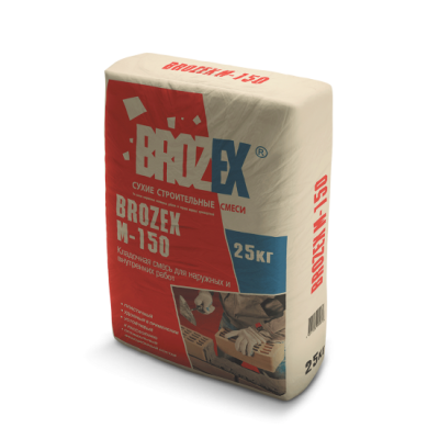 Кладочная смесь М-150 Brozex 25кг/48 Уценка (фото)