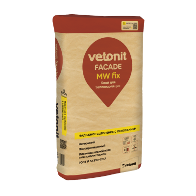 ветонит фасад МВ фикс ЗИМА 25кг  (фото)